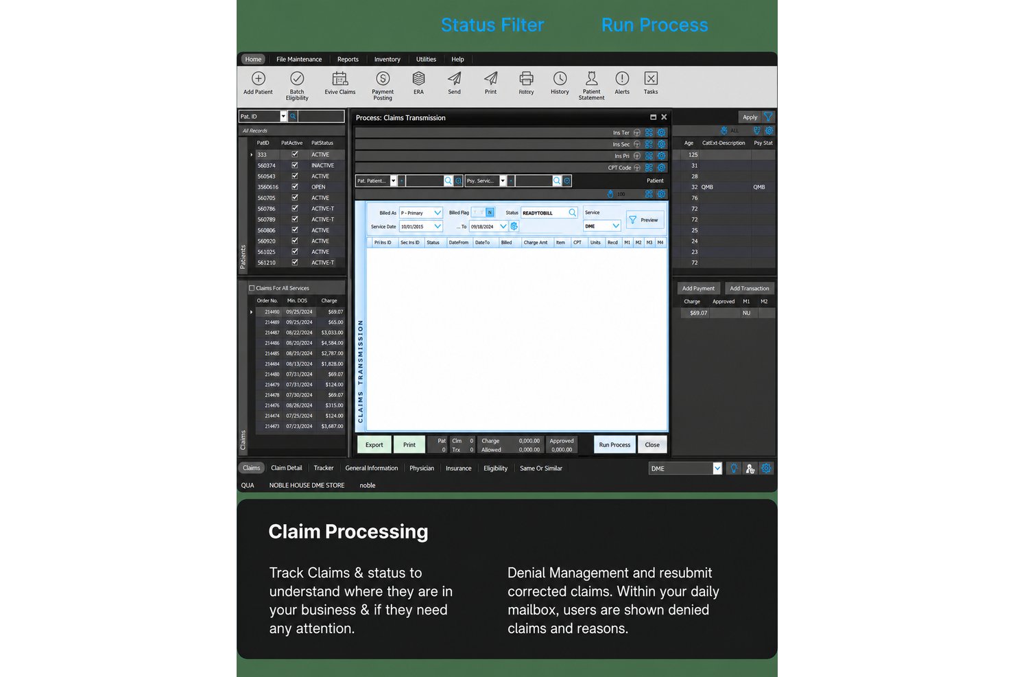 Noble Direct screenshot - 10 Best DME Billing Software in 2026