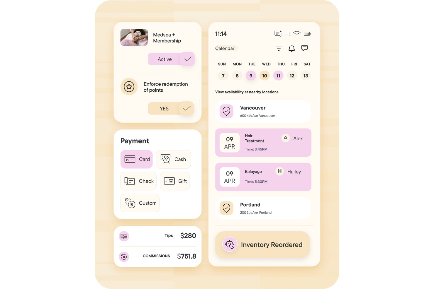 Zenoti screenshot - 10 migliori software EMR estetici nel 2026