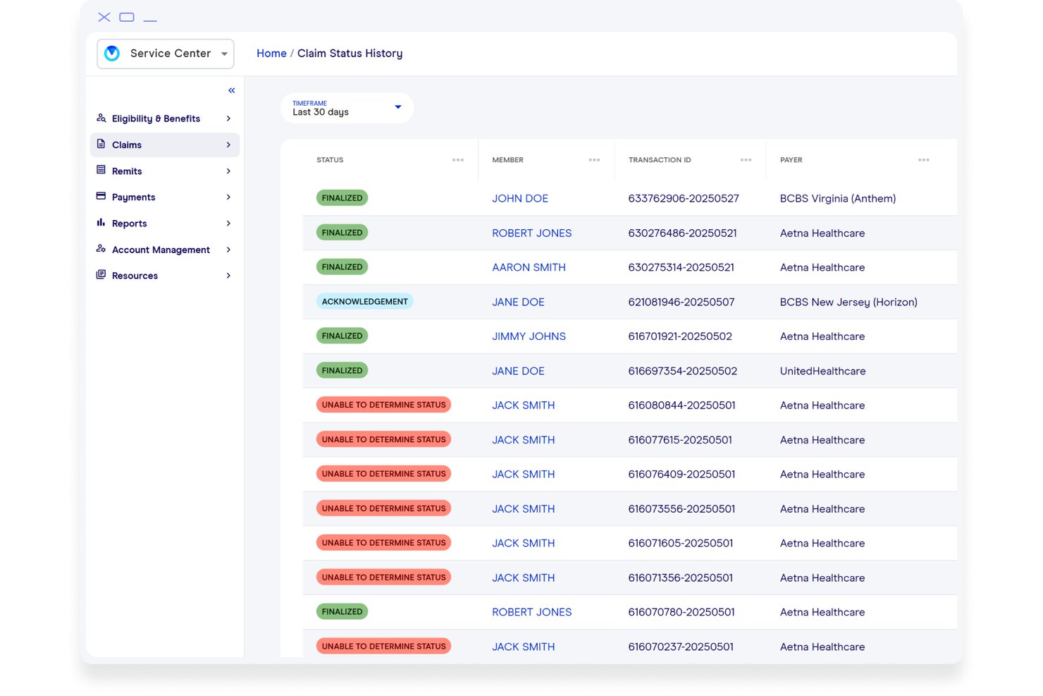 Office Ally (Service Center) screenshot - 10 Best Clearinghouse Billing Software in 2026