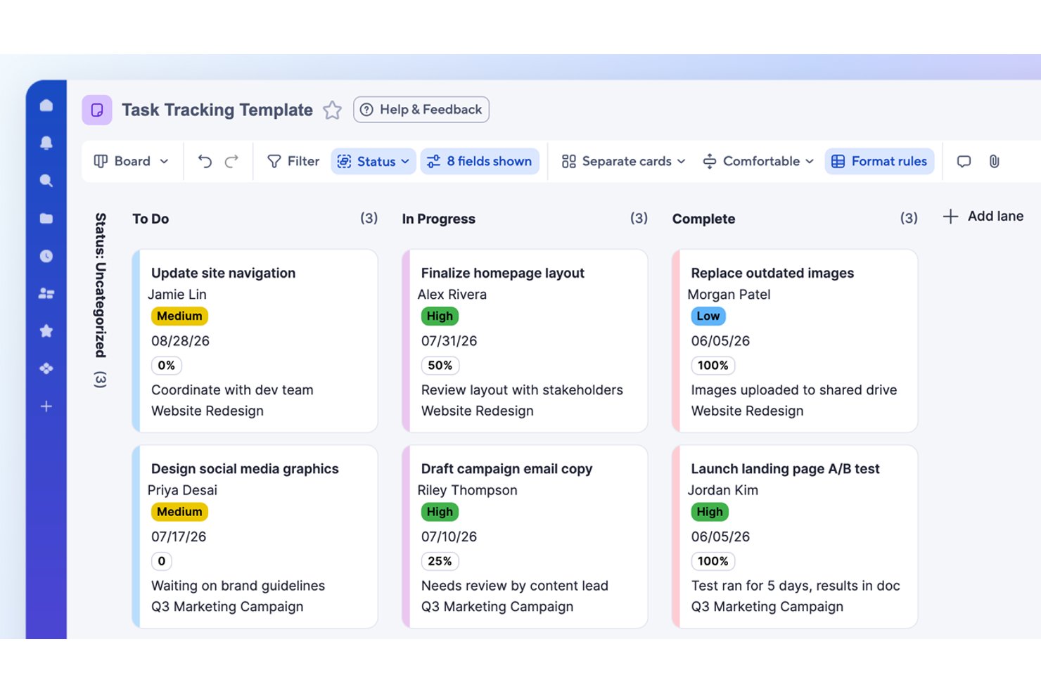 Smartsheet screenshot - 10 Best Task Management Software in 2026