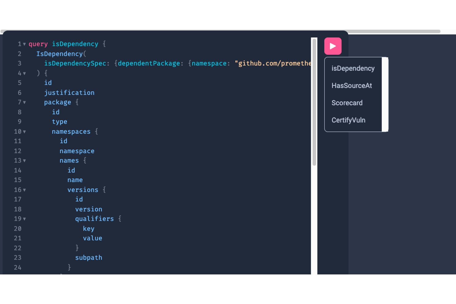 GUAC screenshot - Le 10 migliori soluzioni SBOM open source nel 2026