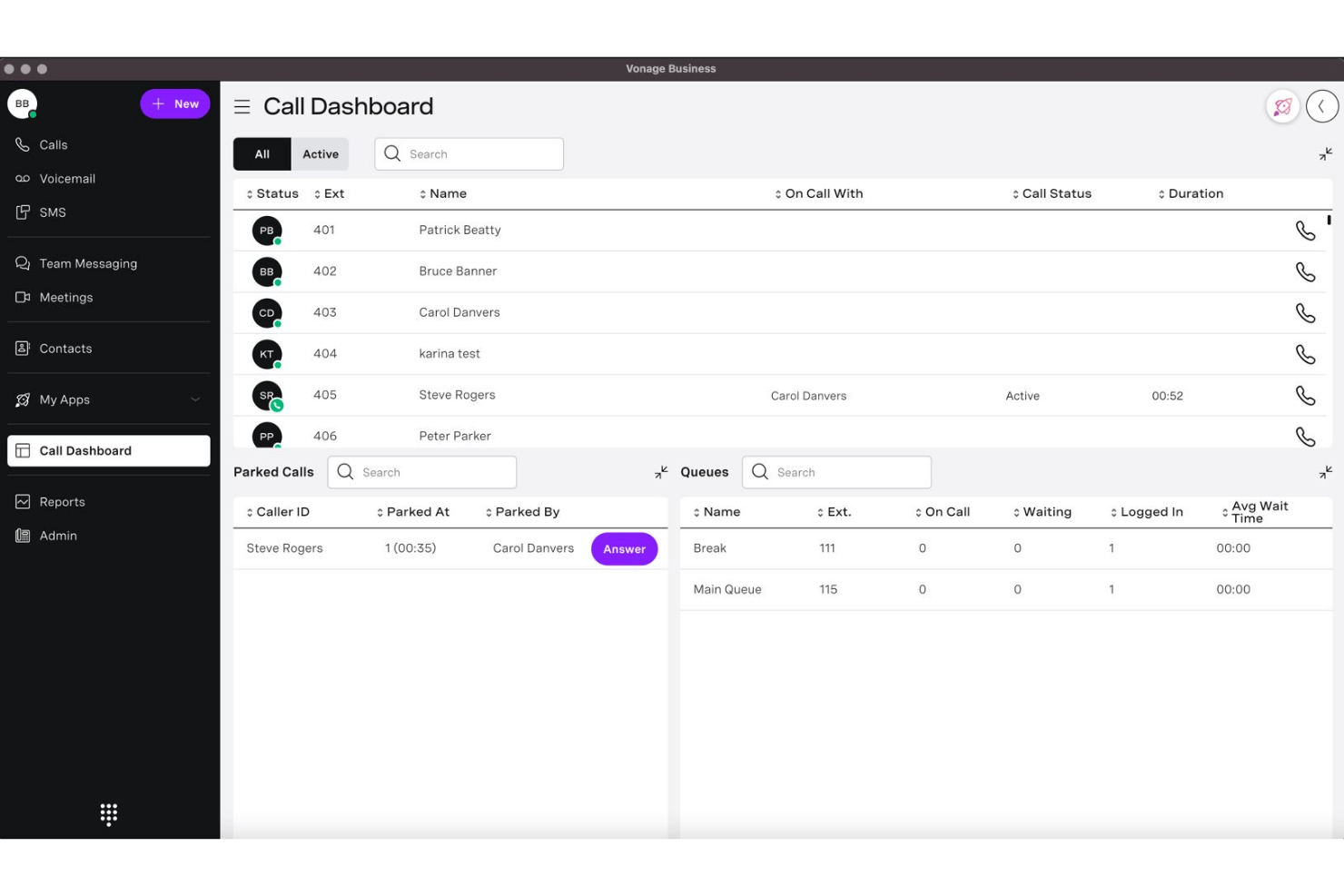 Vonage Business Communications screenshot - 10 Best VoIP for International Calls in 2026
