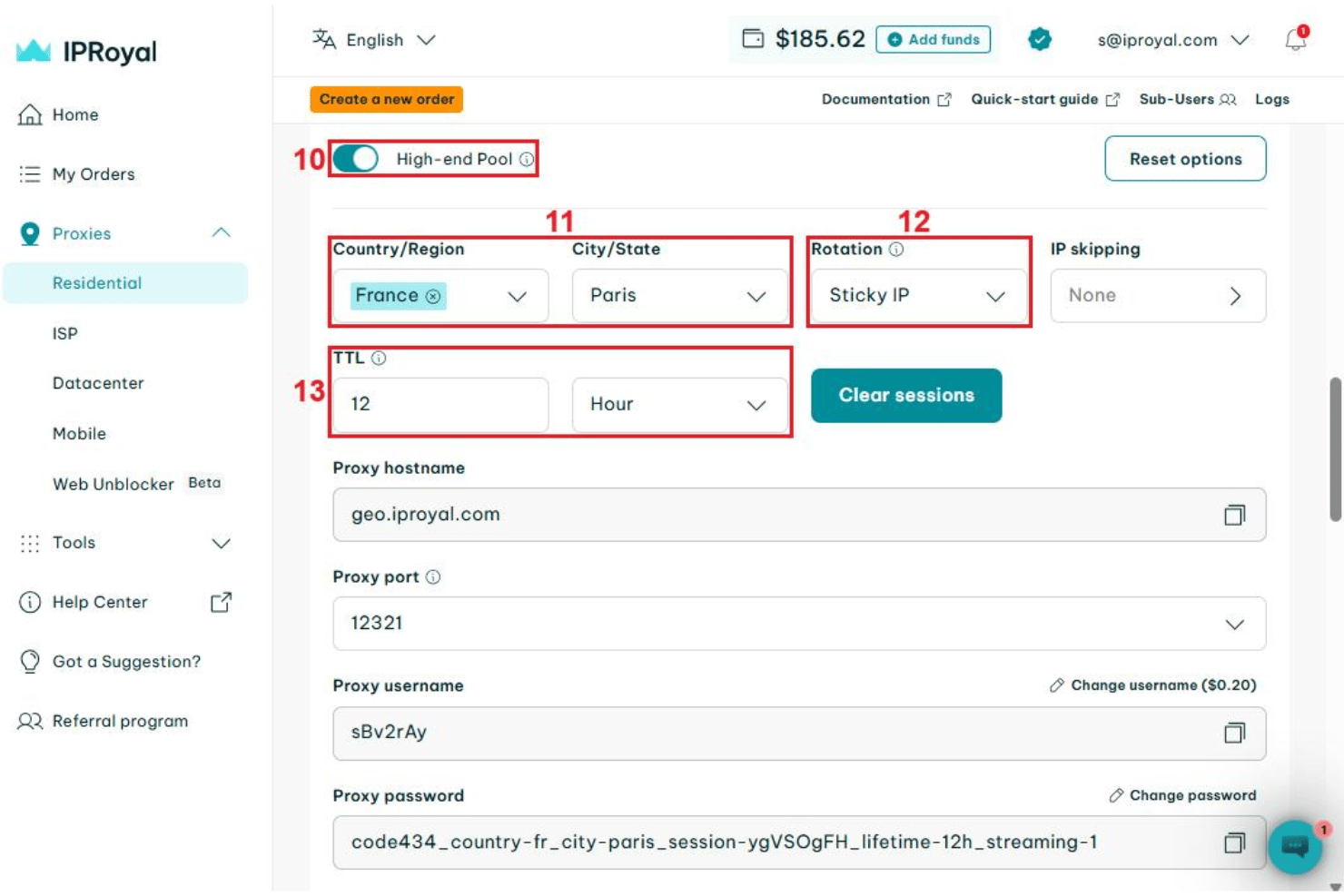 IPRoyal screenshot - 10 Migliori Fornitori di Proxy Datacenter nel 2026