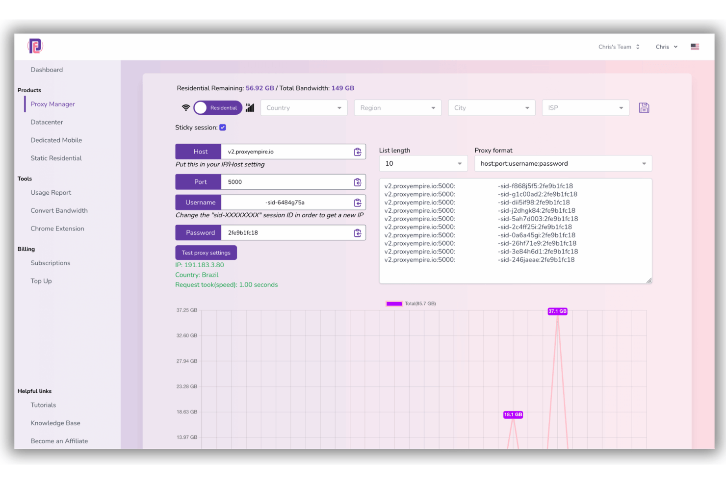 ProxyEmpire screenshot - 10 Best Rotating Proxy Providers in 2026