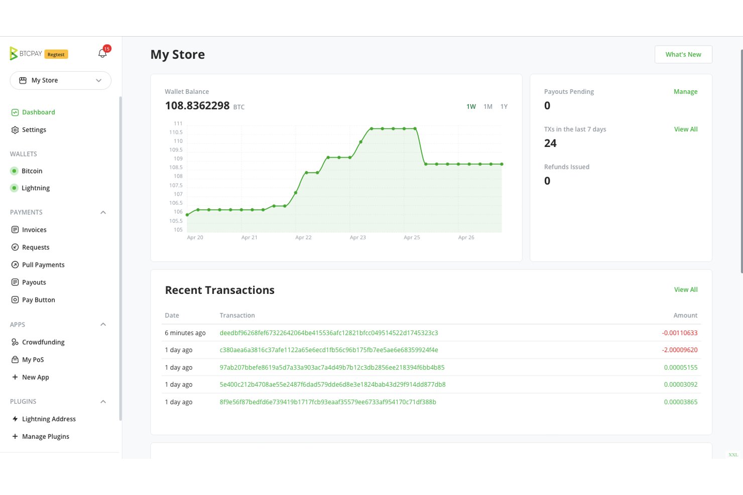 BTCPay Server screenshot - Les 10 meilleures solutions de paiement crypto en 2026