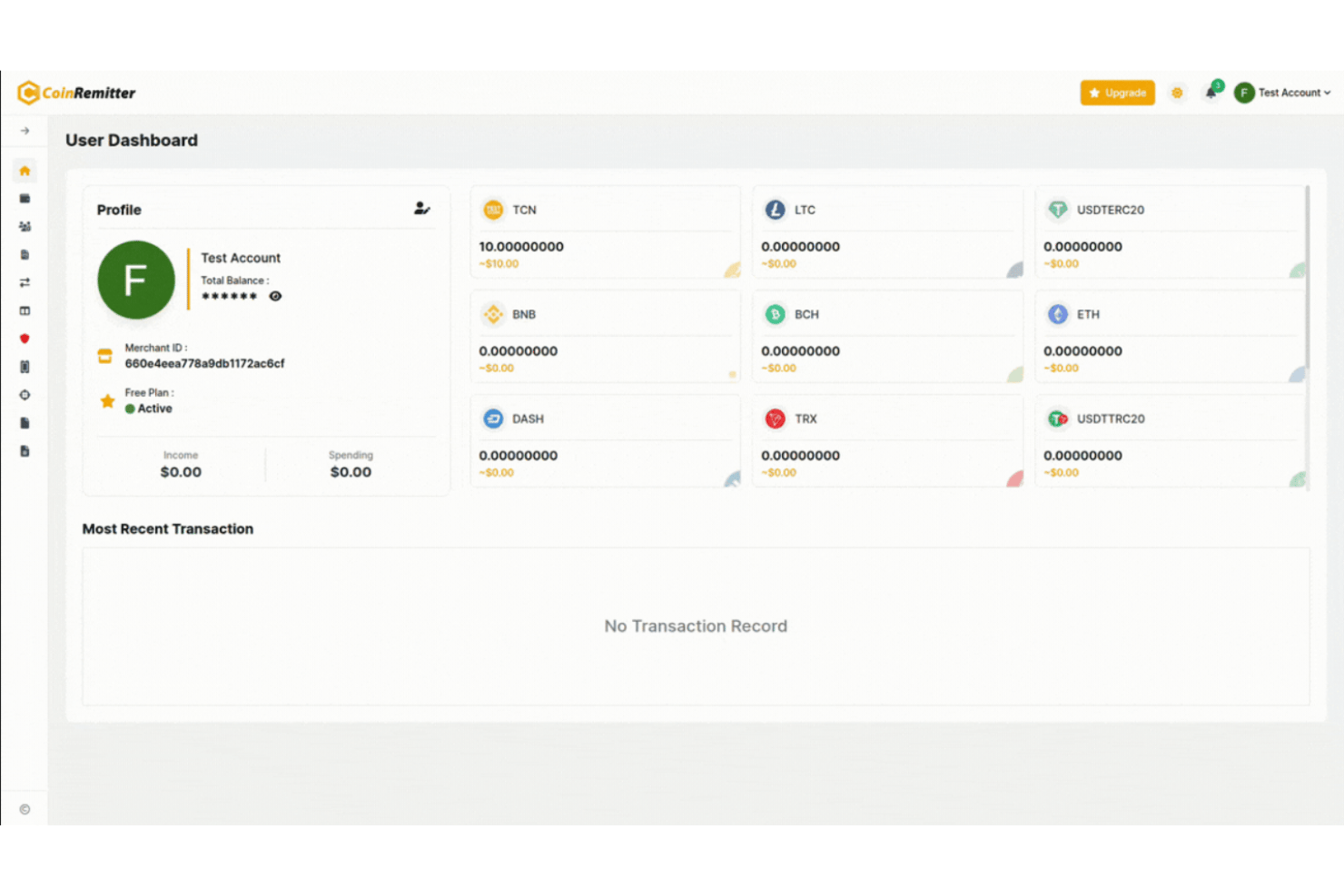 Coinremitter screenshot - Les 10 meilleures solutions de paiement crypto en 2026
