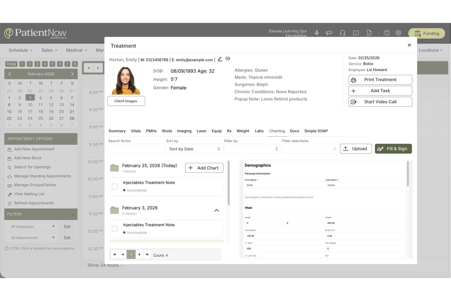 PatientNow screenshot - 10 Best Surgery EMR Software in 2026