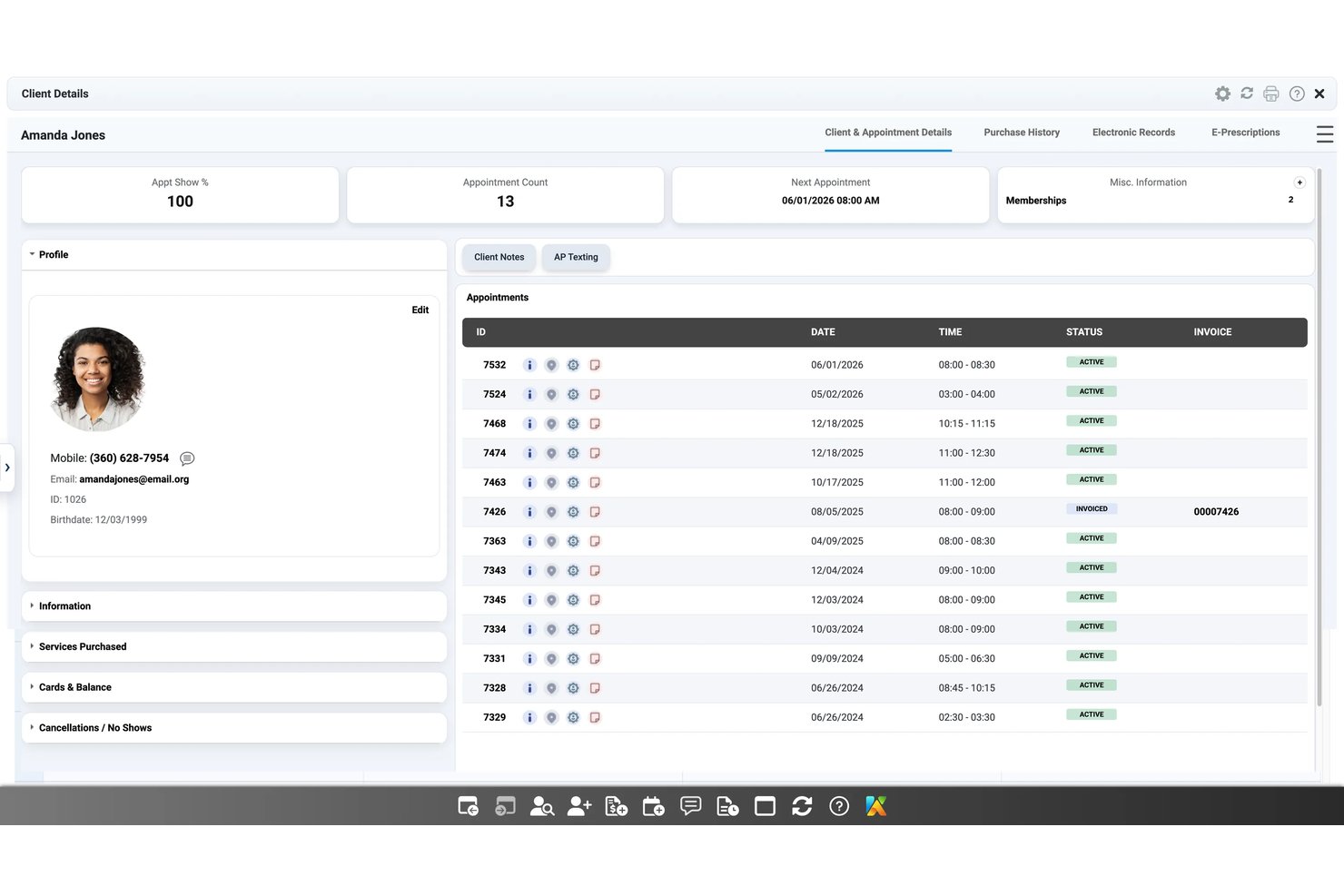 AestheticsPro screenshot - 10 Best Plastic Surgery Practice EMR Software in 2026