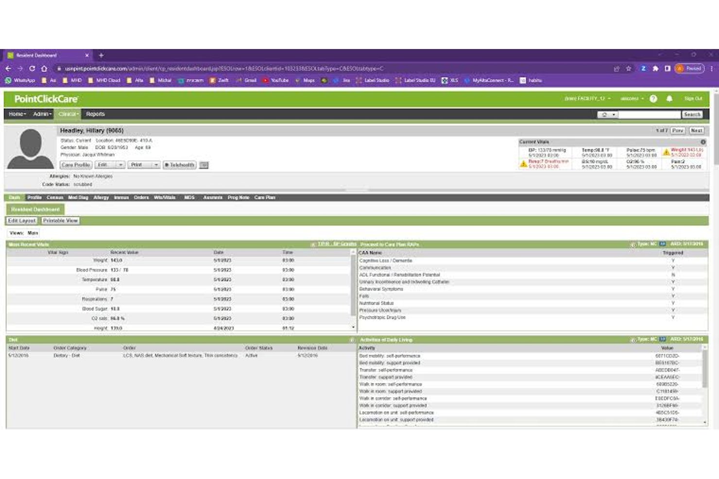 PointClickCare screenshot - 10 Best Wound Care EMR Software in 2026