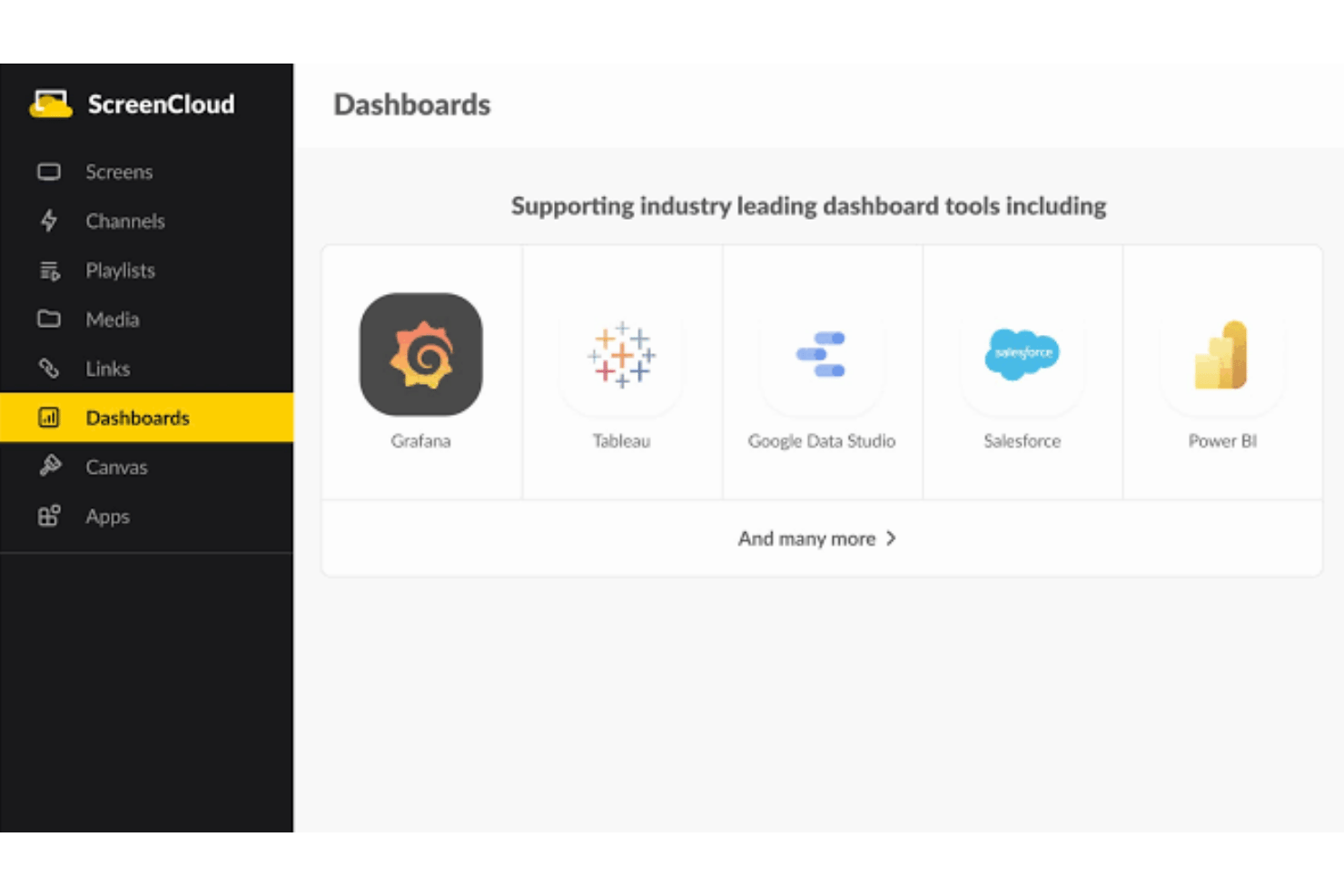 ScreenCloud screenshot - 10 Best Digital Signage CMS In 2026
