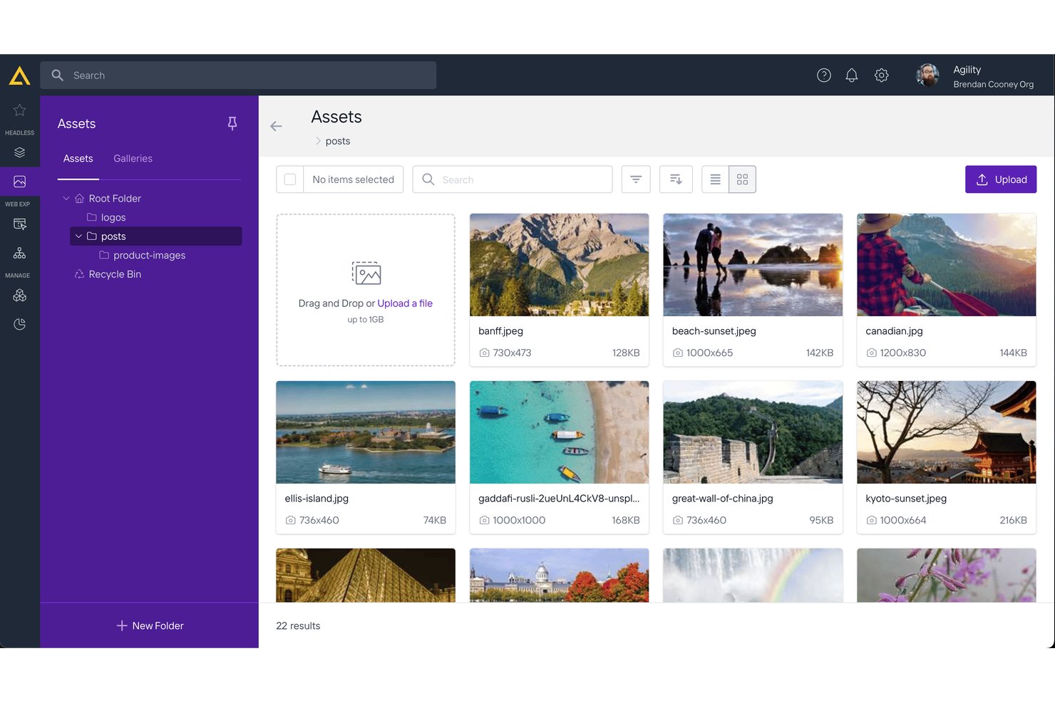 Agility CMS screenshot - 10 Best WordPress Alternatives Reviewed in 2026