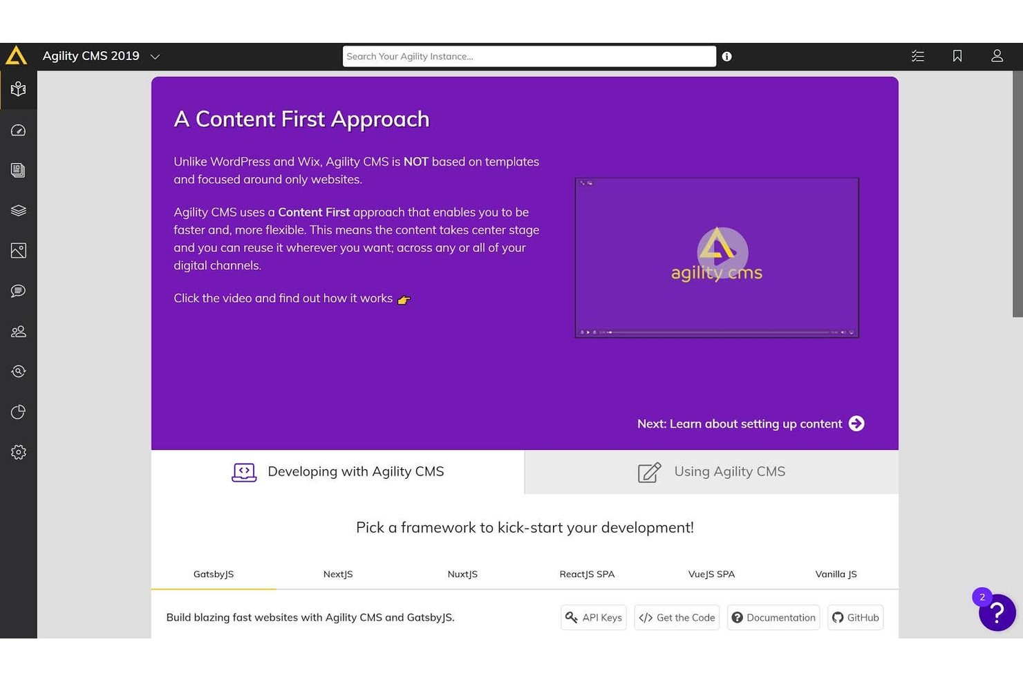 Agility CMS screenshot - 10 Best WordPress Alternatives Reviewed in 2026