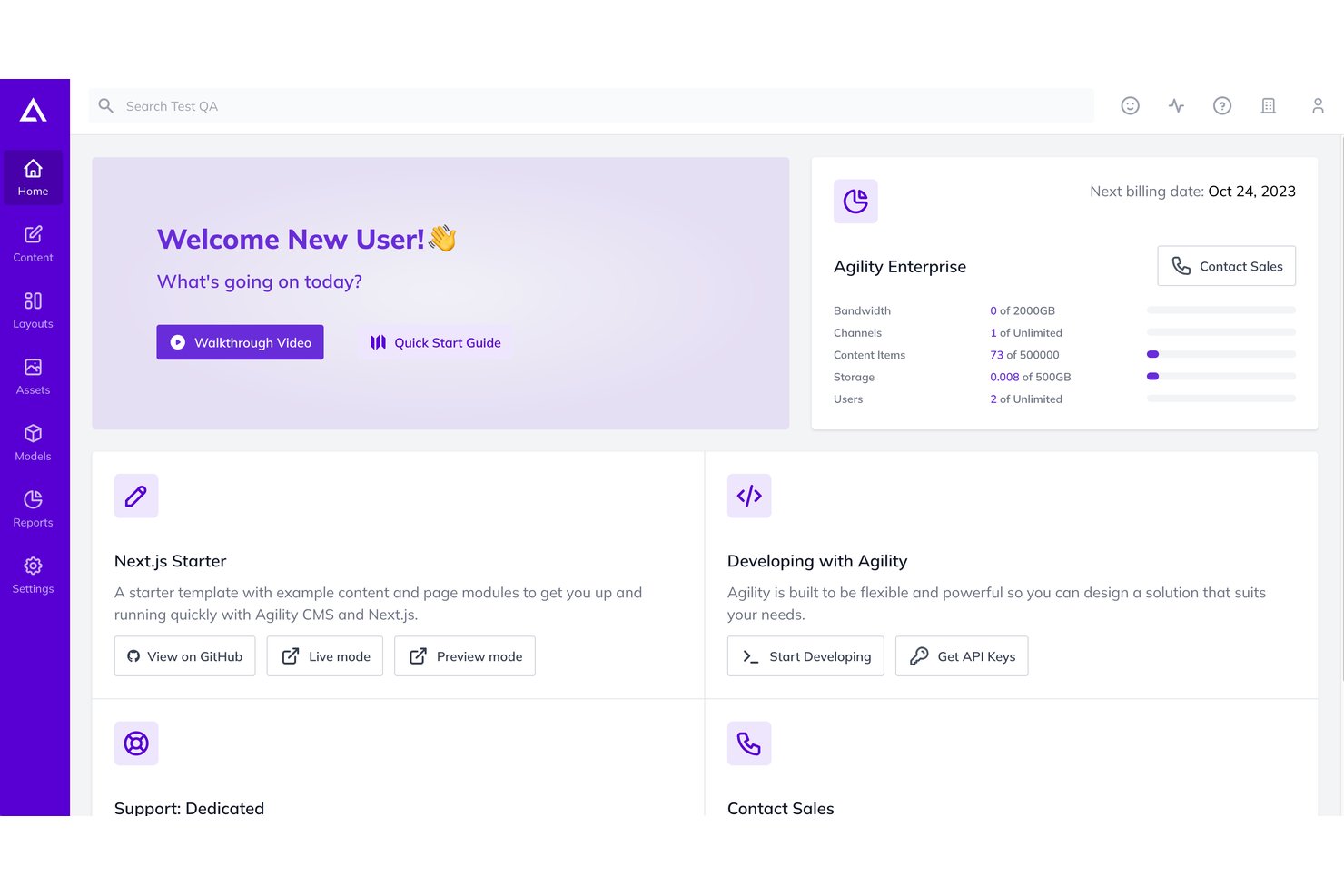 Agility CMS screenshot - 10 Best WordPress Alternatives Reviewed in 2026