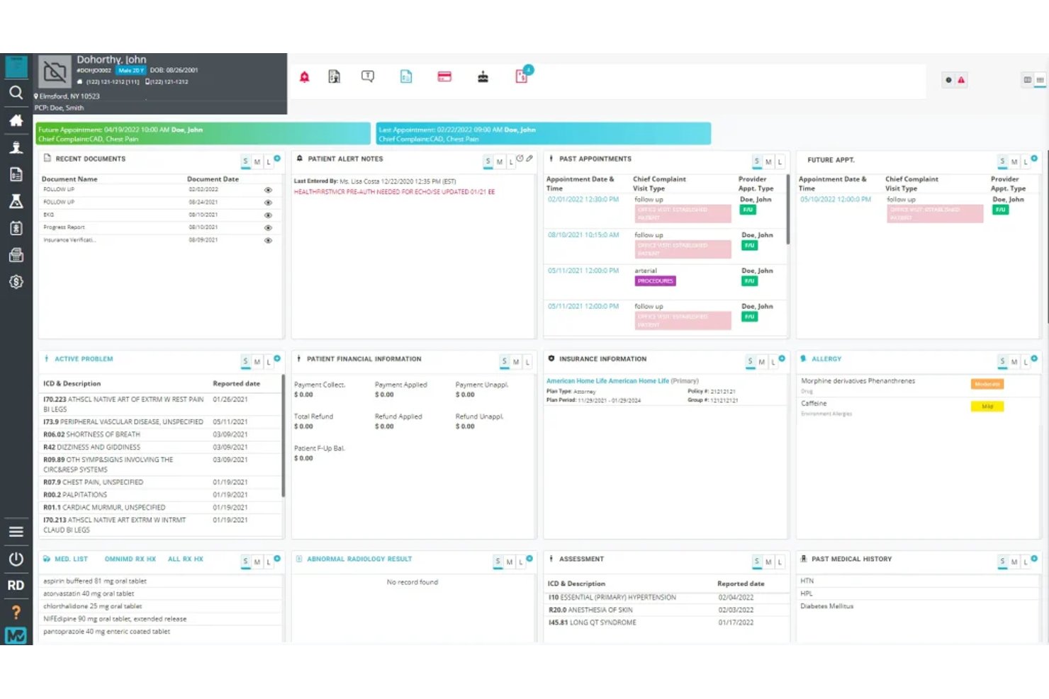 OmniMD screenshot - 10 meilleurs logiciels DME pour centres de chirurgie ambulatoire en 2026