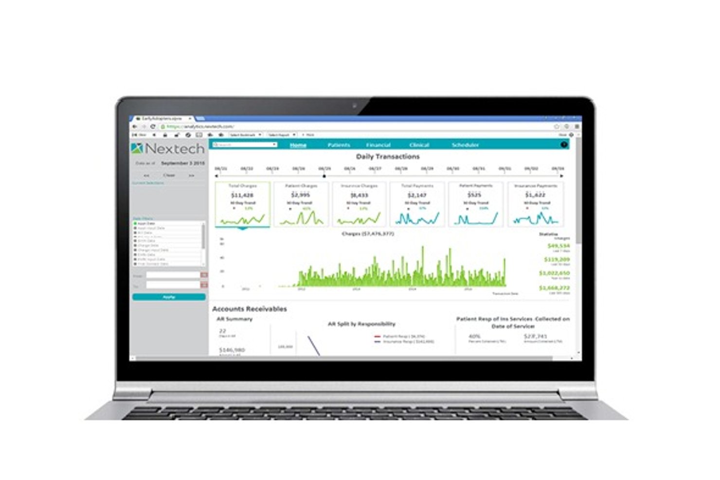 Nextech ASC screenshot - 10 beste EMR-software voor centra voor ambulante chirurgie in 2026
