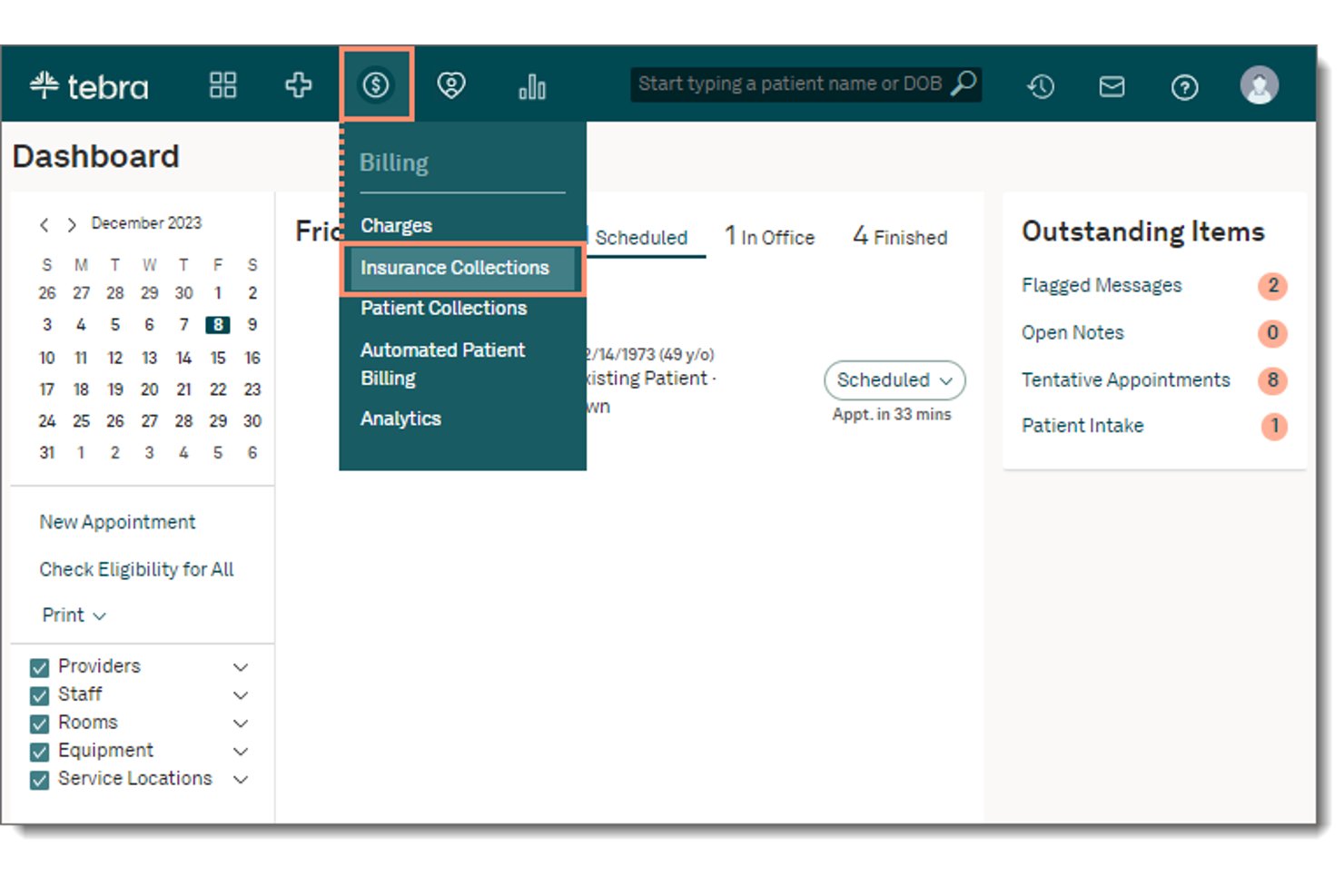 Tebra screenshot - 10 Best Healthcare EDI Software in 2026