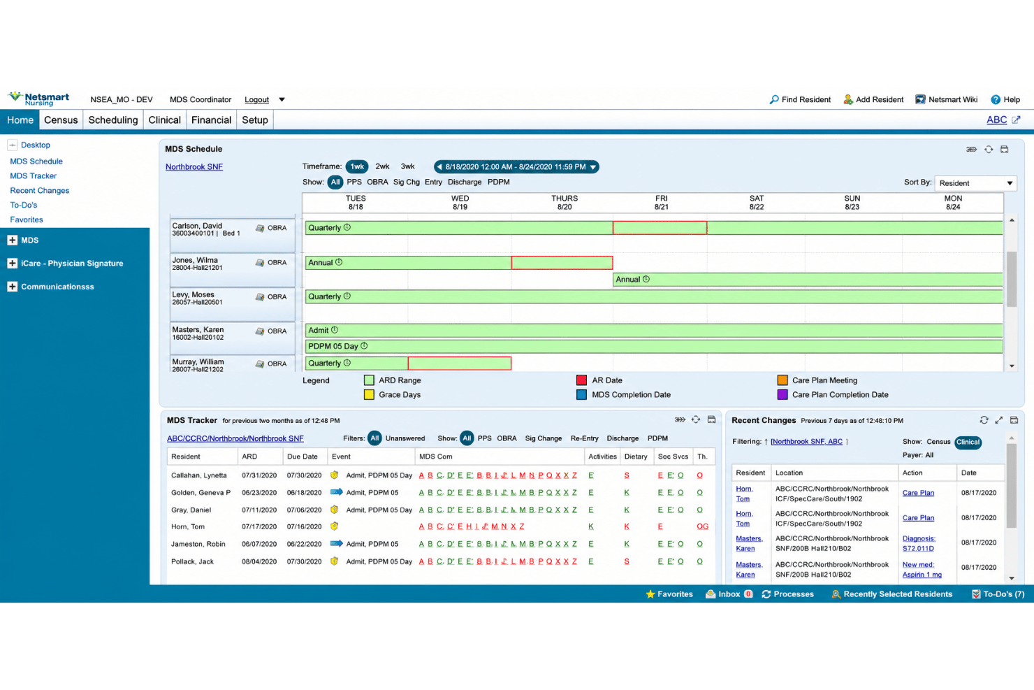 Netsmart myUnity Hospice screenshot - I 10 migliori software EMR per hospice nel 2026