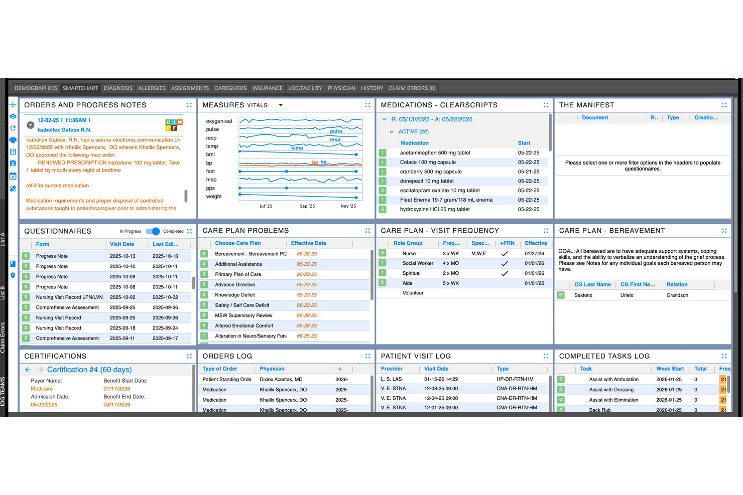 mumms Software screenshot - 10 beste Hospiz-EMR-Softwares in 2026