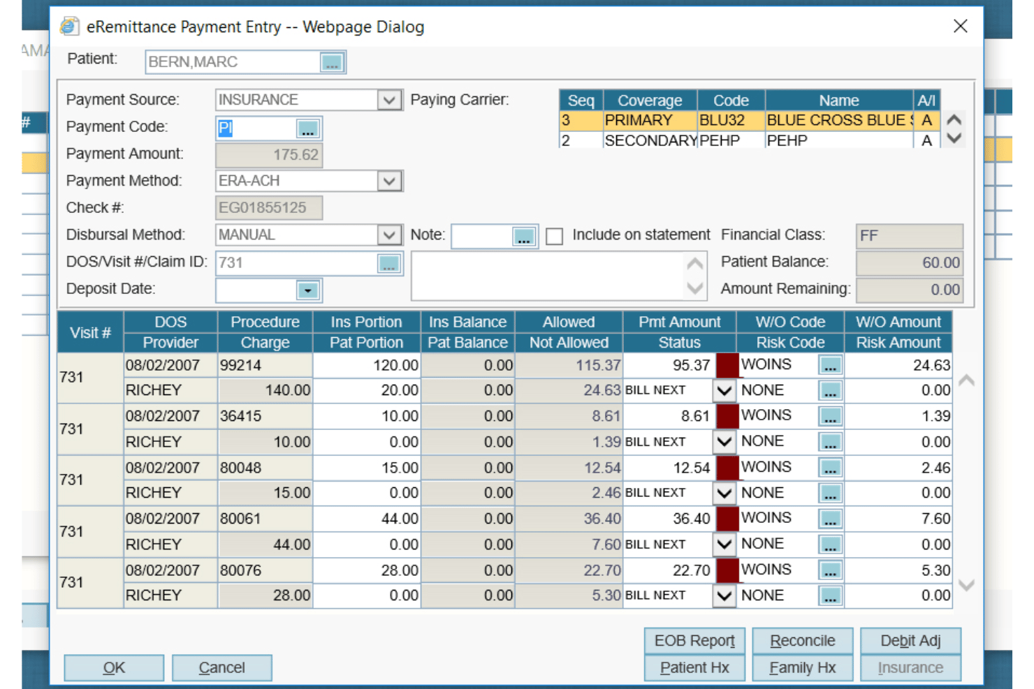 AdvancedMD screenshot - 10 migliori software di fatturazione medica e contabilità nel 2026