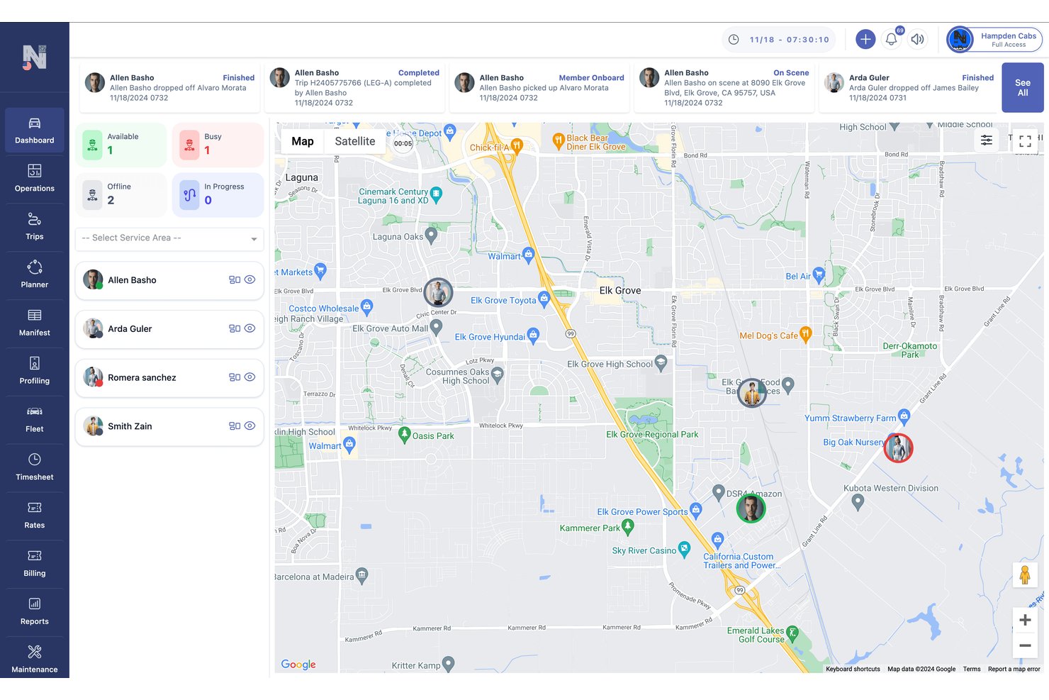 NEMT Platform screenshot - 10 Mejores Software de Facturación para Transporte Médico No Urgente en 2026