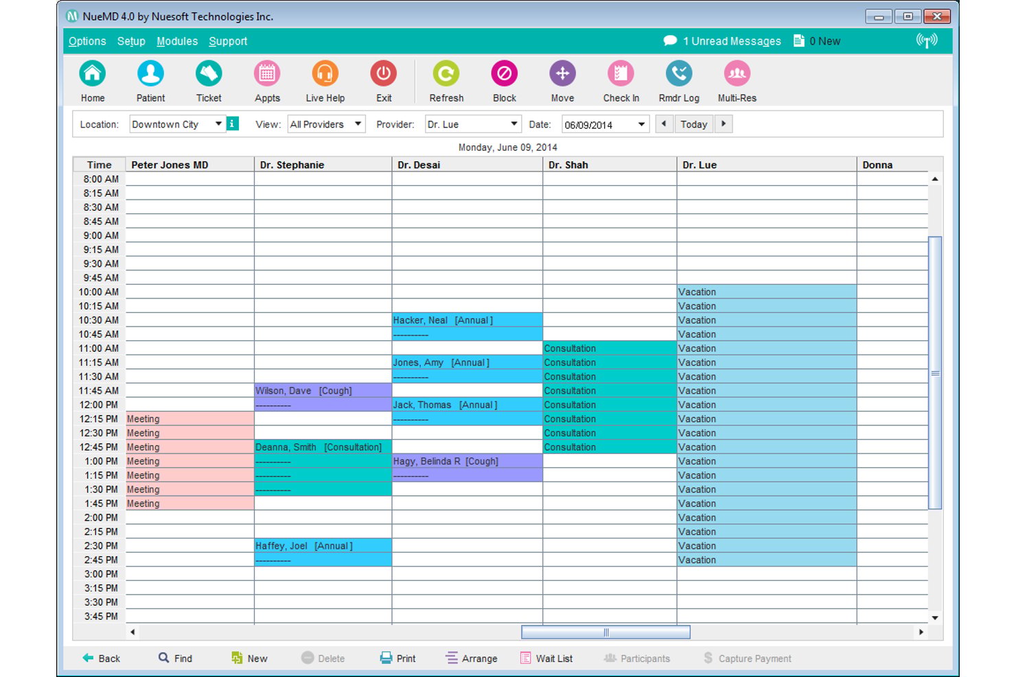 NueMD screenshot - 10 Mejores Programas de Facturación Médica para Negocios en Casa en 2026