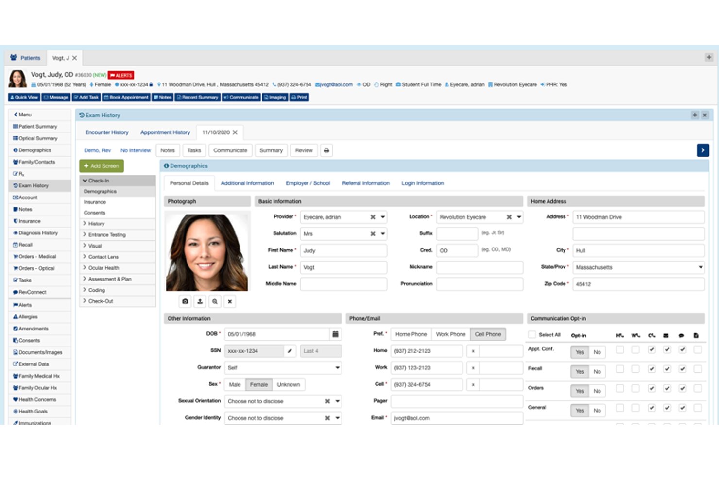 RevolutionEHR screenshot - 10 Best Optometry EMR Software in 2026