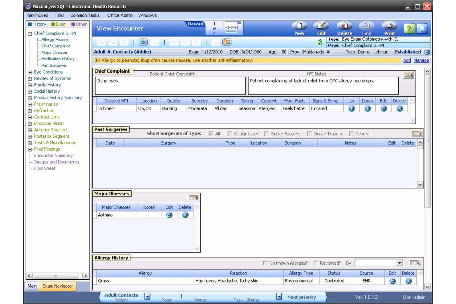 MaximEyes screenshot - 10 Best Optometry EMR Software in 2026
