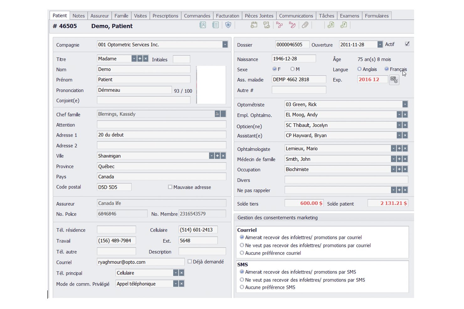 Optosys screenshot - 10 Best Optometry EMR Software in 2026