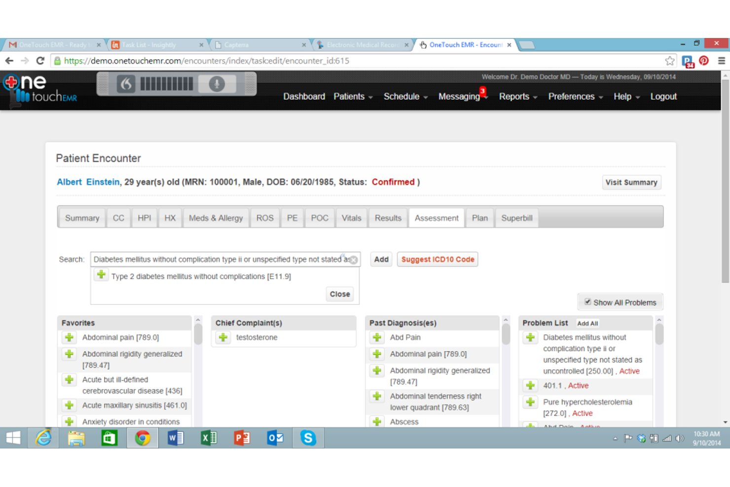 Onetouch EMR screenshot - 10 Best Open Source Medical Billing Software in 2026