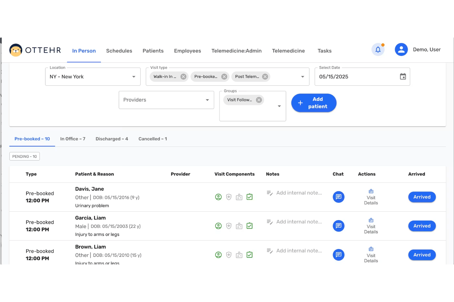 Ottehr screenshot - 10 Best Open Source Medical Billing Software in 2026