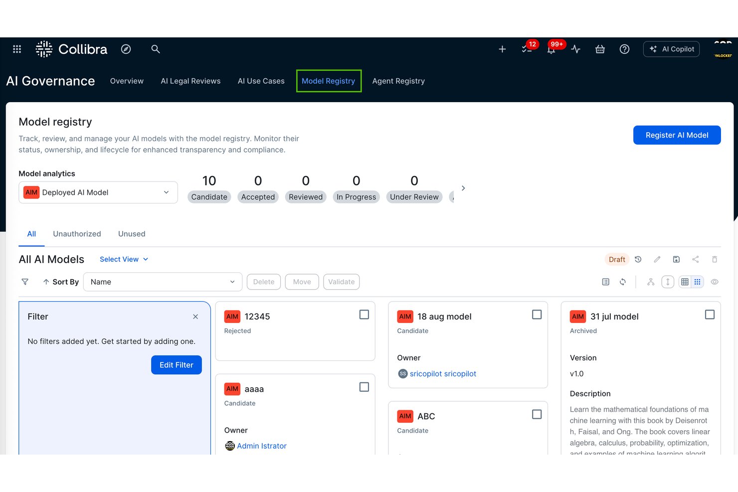 Collibra Data Governance screenshot - 10 Best AI Governance Tools in 2026