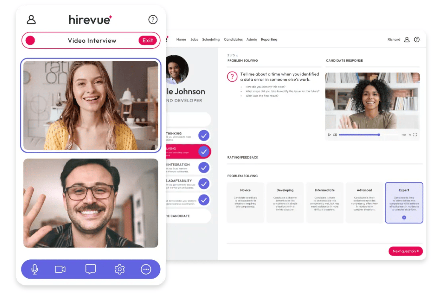 HireVue screenshot - 10 Best AI Hiring Software in 2026