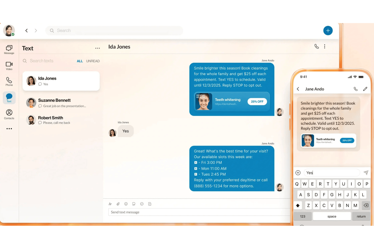 RingEx by RingCentral screenshot - 10 Best MightyCall Alternatives in 2026