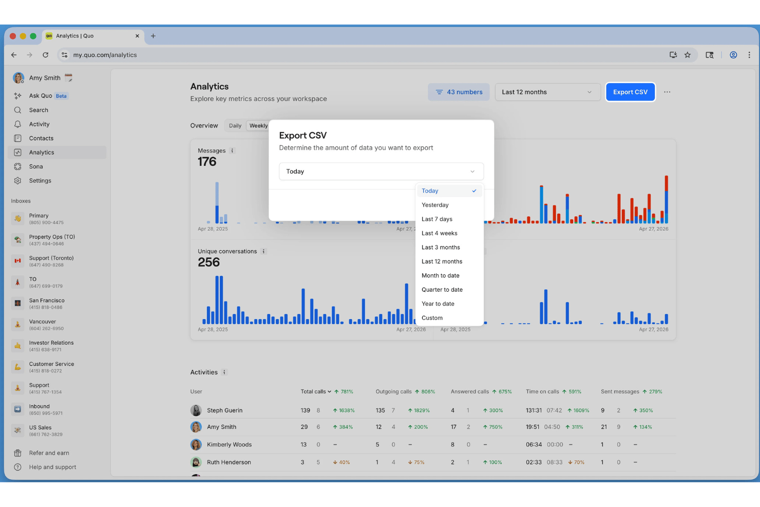 Quo screenshot - 10 Best MightyCall Alternatives in 2026