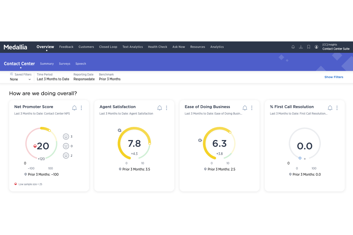 Medallia screenshot - 10 Best AI Customer Insights Tools in 2026