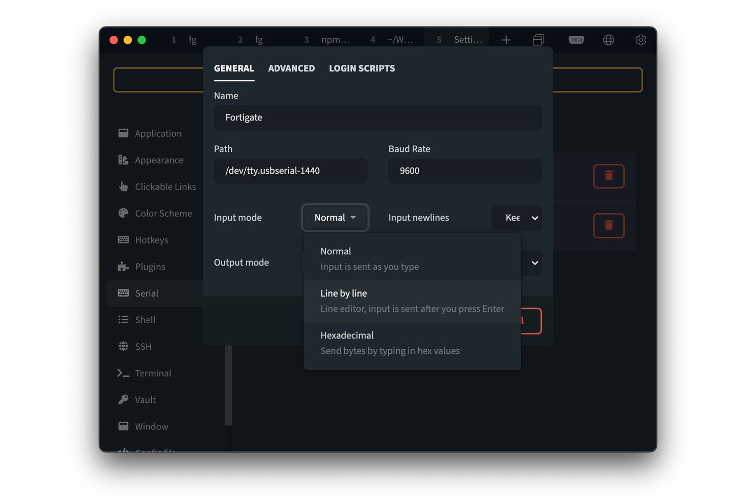 Tabby screenshot - 10 best Linux terminal emulator in 2026