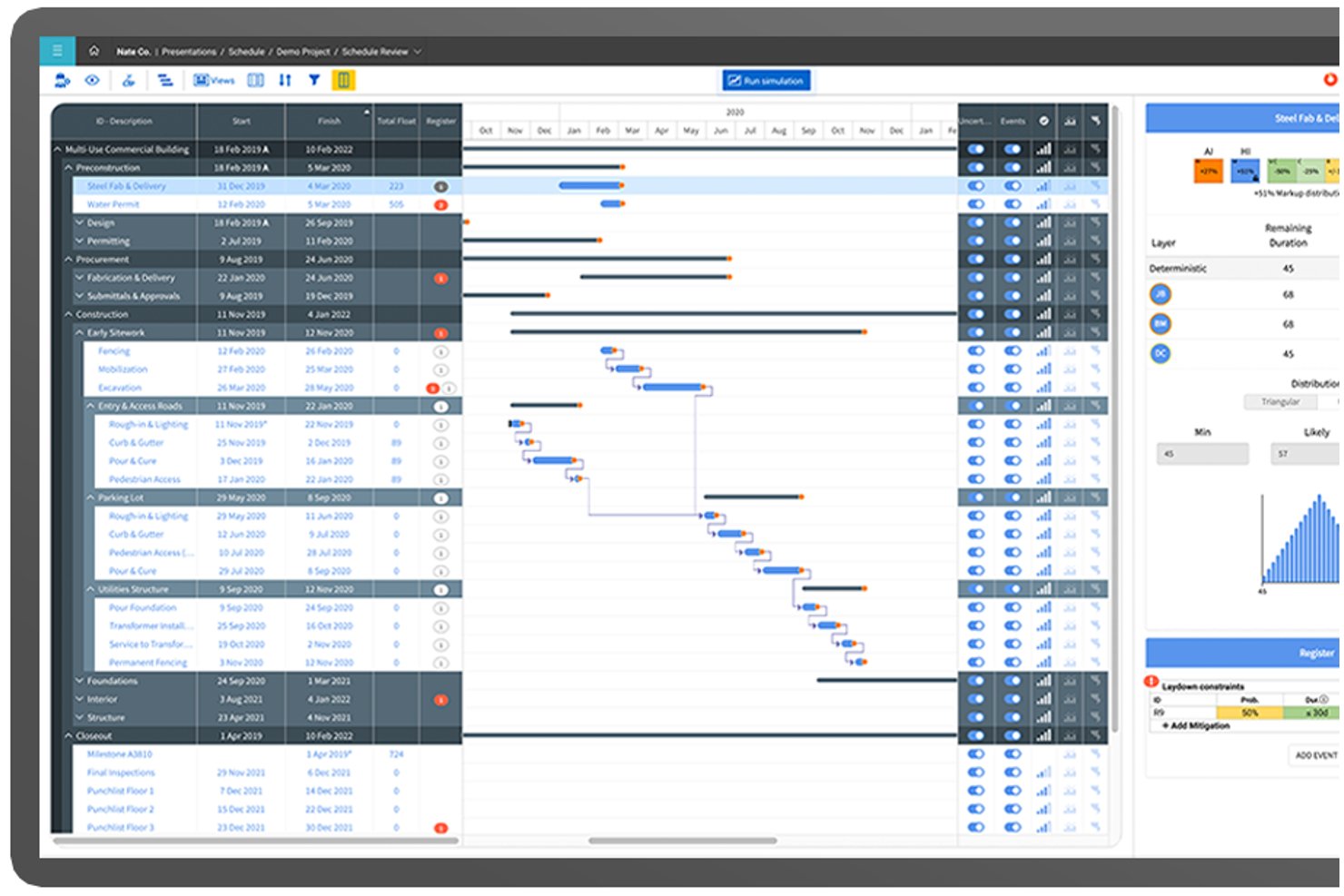 InEight screenshot - Le 10 Migliori Soluzioni Software per la Gestione dei Progetti Edili nel 2026
