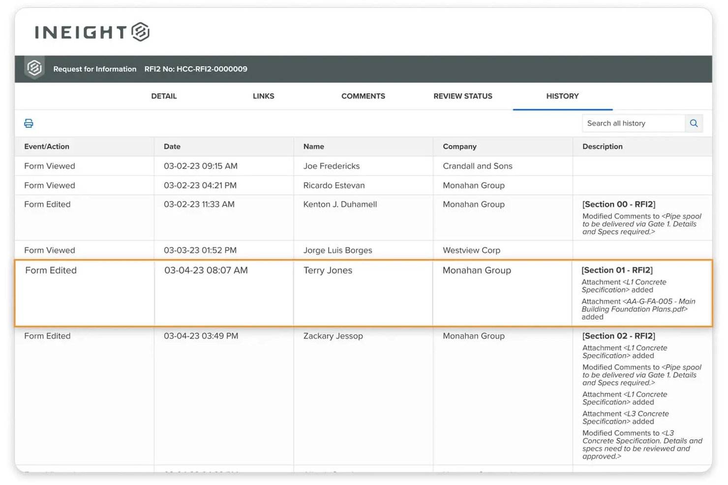 InEight screenshot - 10 Best Document Control Software Reviewed in 2026