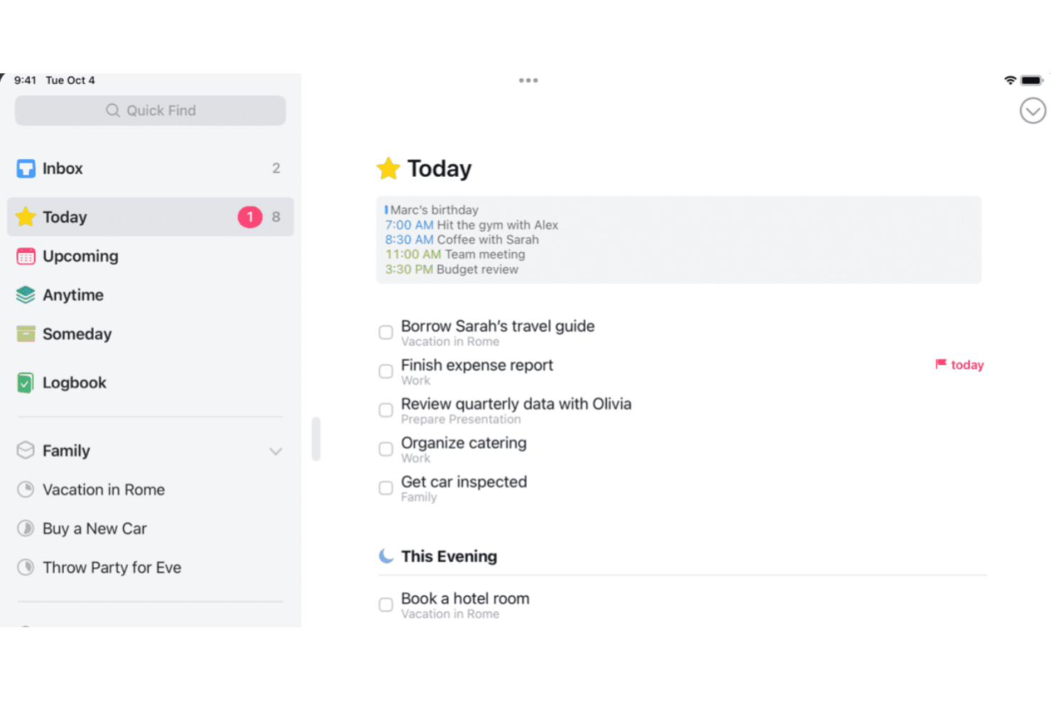 Things screenshot - 10 Best Task Management Software for Individuals in 2026
