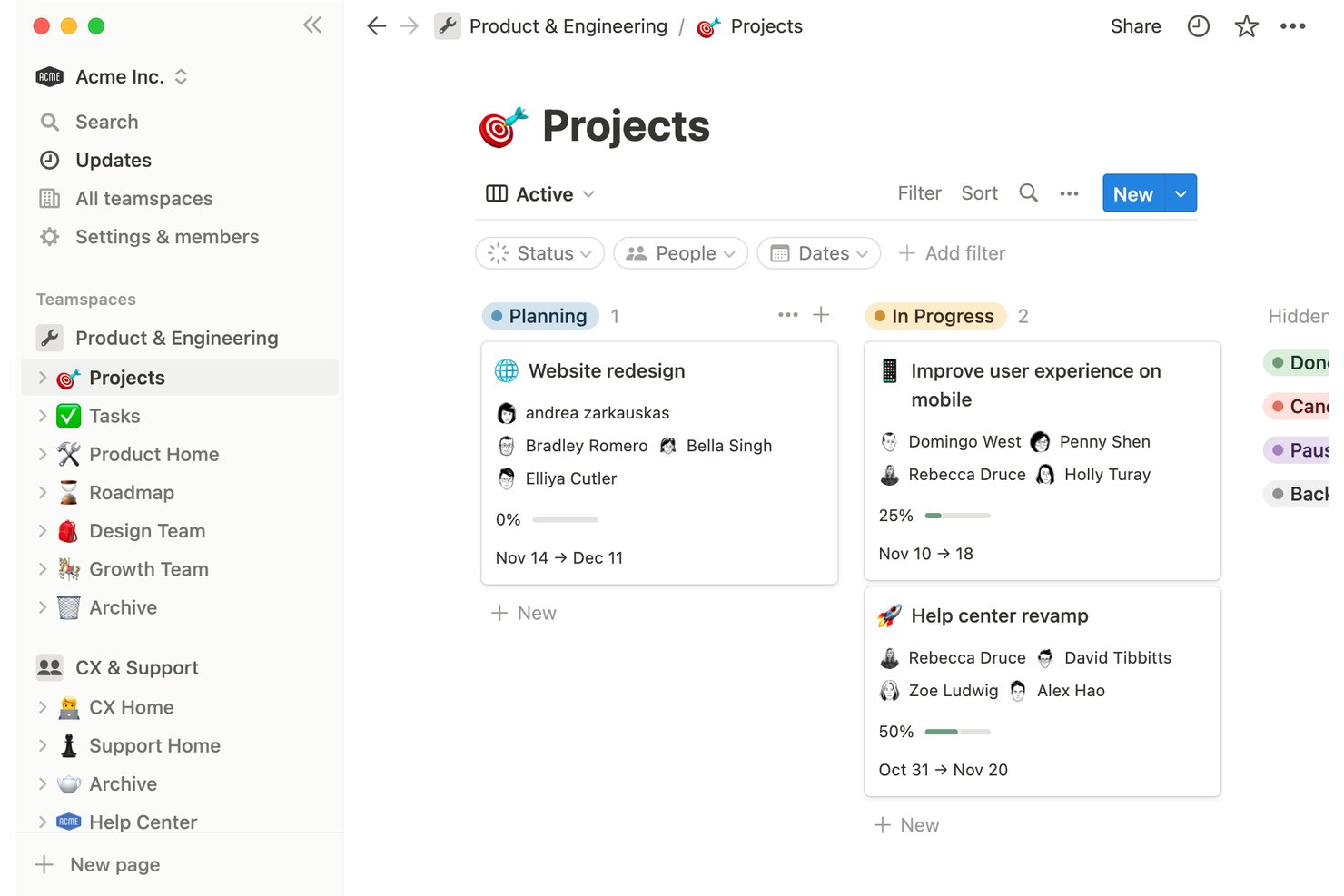 Notion screenshot - 10 Best Task Management Software for Individuals in 2026
