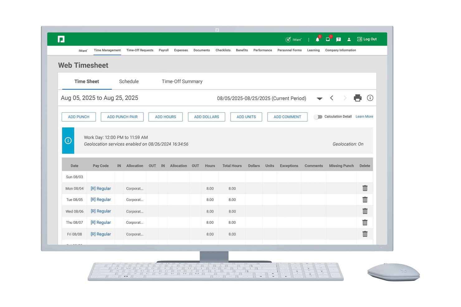 Paycom screenshot - Les 10 meilleurs logiciels de gestion du temps et de présence de 2026 : Analyse complète