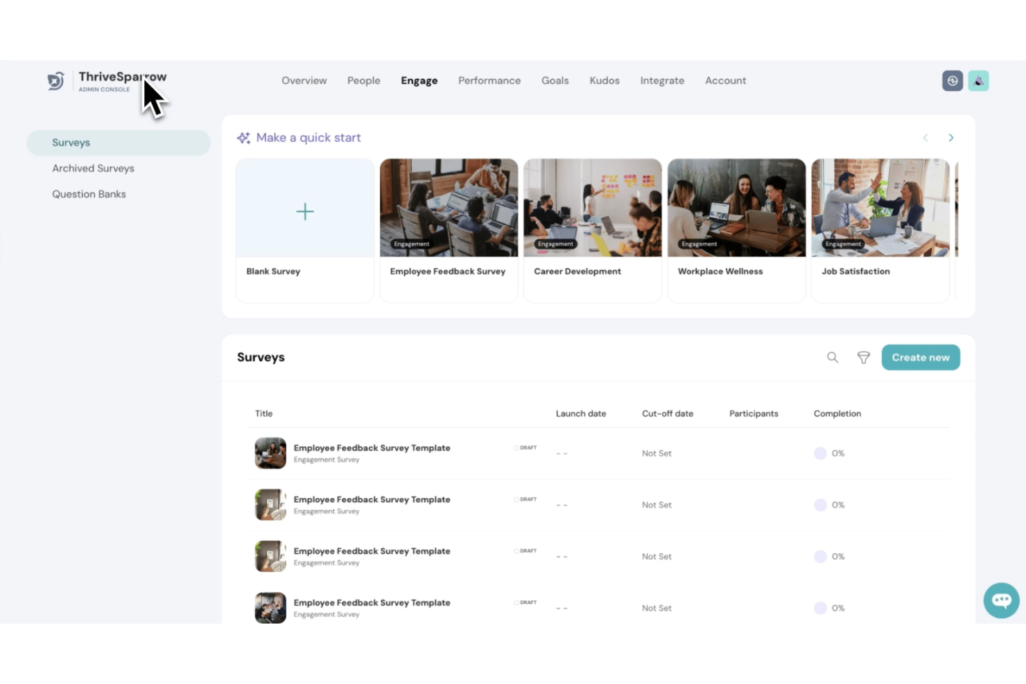 ThriveSparrow screenshot - 10 Meilleurs Logiciels de Gestion de la Performance pour les Petites Entreprises en 2026