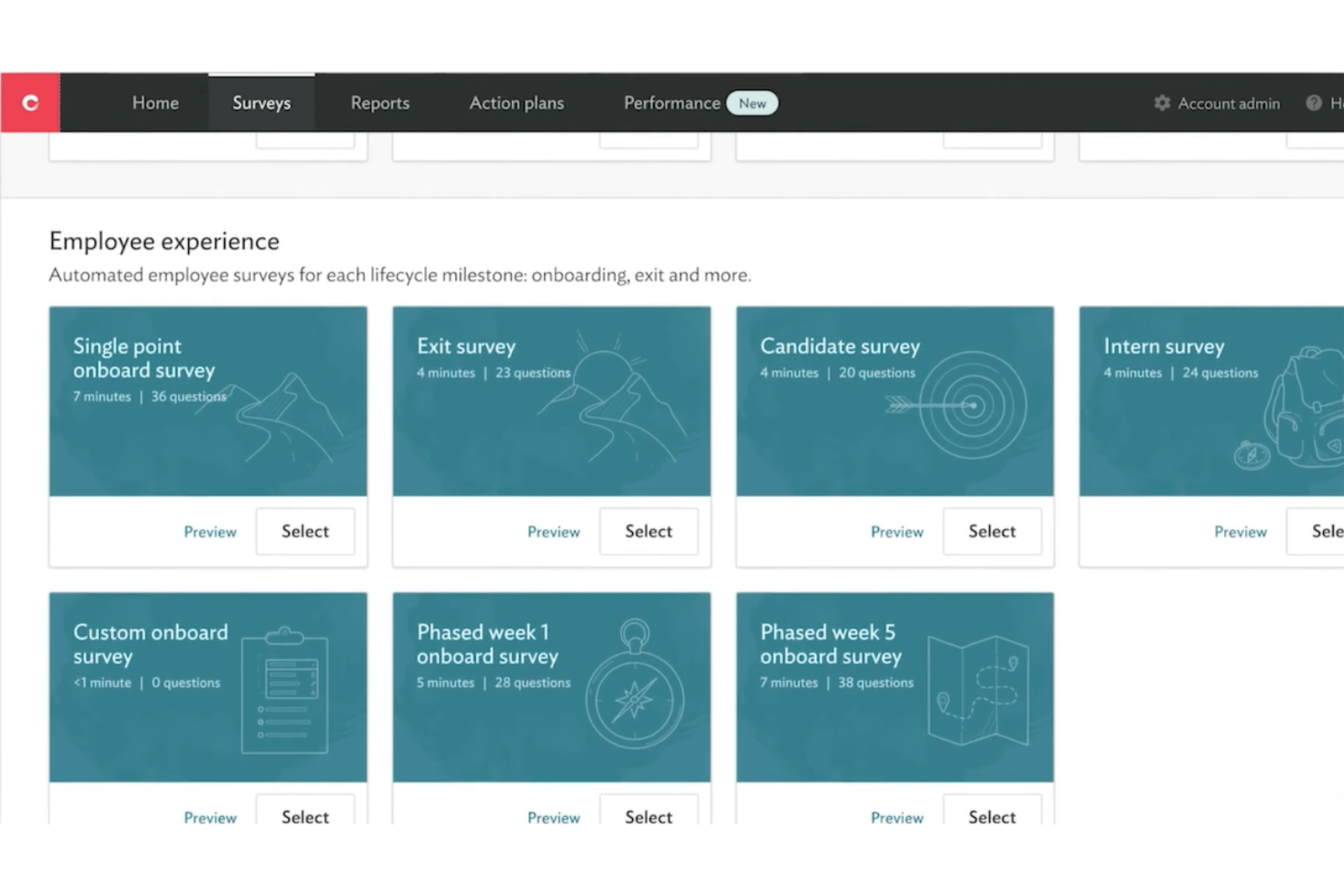 Culture Amp screenshot - 10 Meilleurs Logiciels de Gestion de la Performance pour les Petites Entreprises en 2026