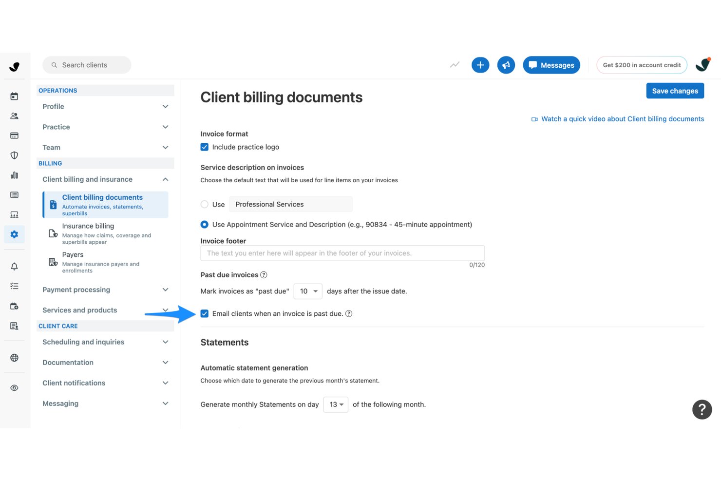 SimplePractice screenshot - 10 Best Psychiatry Billing Software in 2026