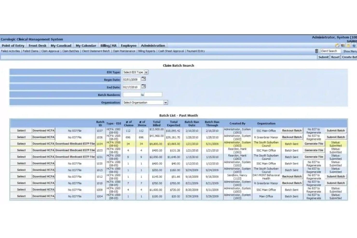 Qualifacts CareLogic screenshot - 10 Best Psychiatry Billing Software in 2026