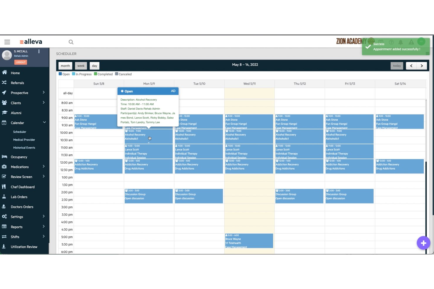 Alleva screenshot - 10 Best Substance Abuse Billing Software in 2026
