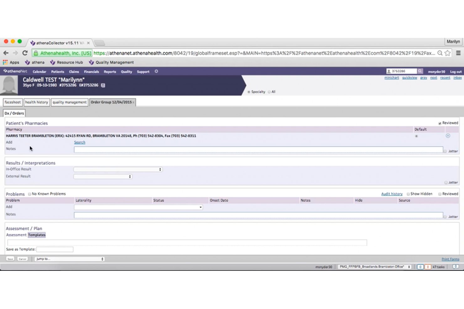 Athenahealth screenshot - 10 beste factureringssoftware voor podotherapeuten in 2026