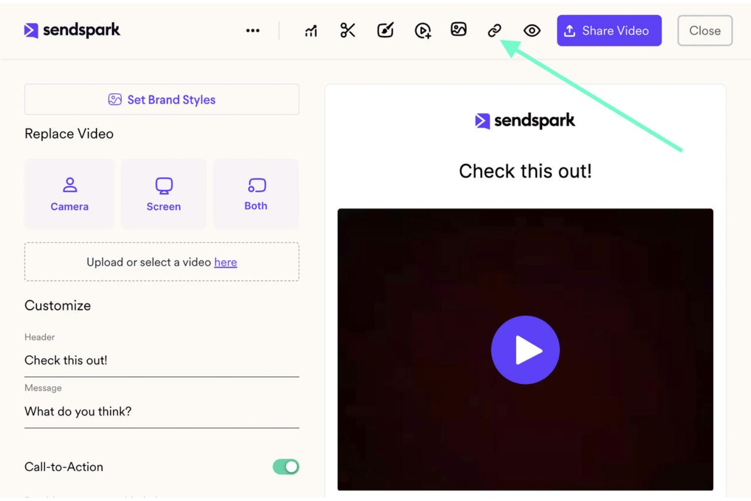 Sendspark screenshot - 10 Meilleurs Logiciels de Personnalisation Vidéo en 2026