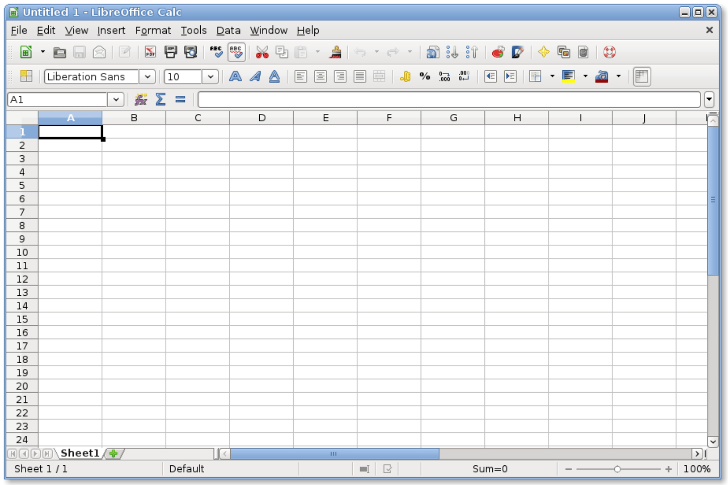 LibreOffice Calc screenshot - 10 Best Google Sheets Alternatives in 2026