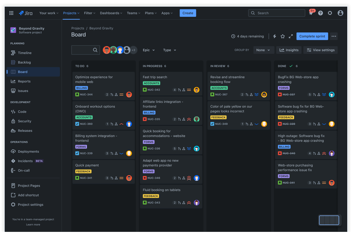 Jira screenshot - 10 Mejores Alternativas a Microsoft Project en 2026